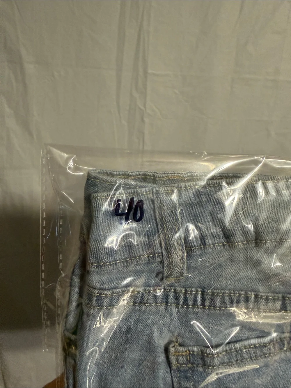 V.I.P. Jeans Size 5 Distressed Ripped Denim Bermuda Shorts Y2K Raw Hem